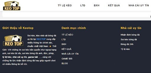 Keotop - Cung cấp thông tin soi kèo chuẩn xác, tỷ lệ cược uy tín