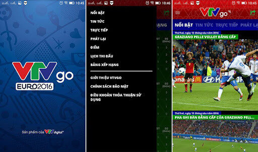 Xem bóng đá miễn phí trên VTV Go.